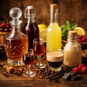 kieliszki do likieru i nalewek