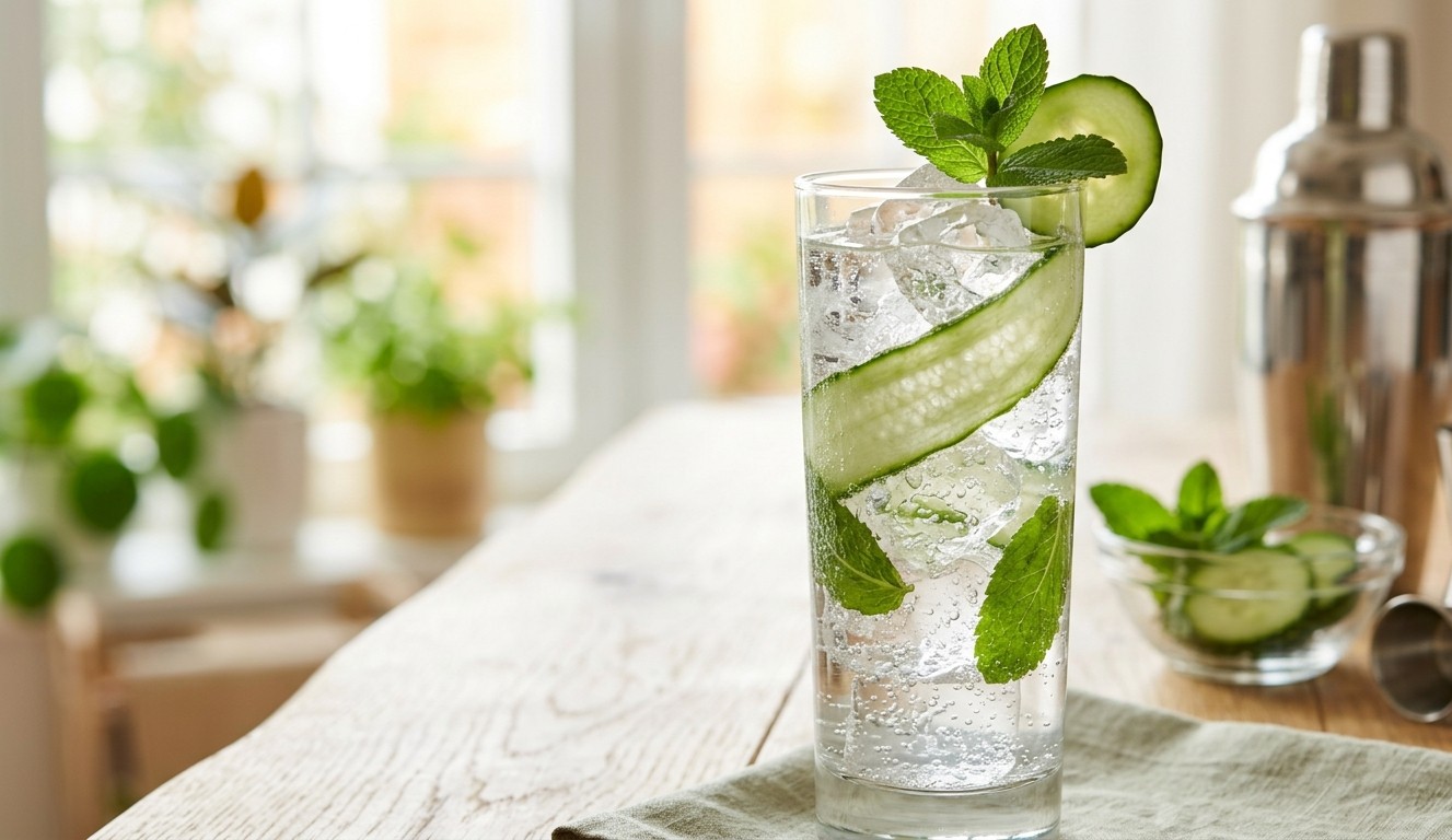 ogórkowy drink z ginem