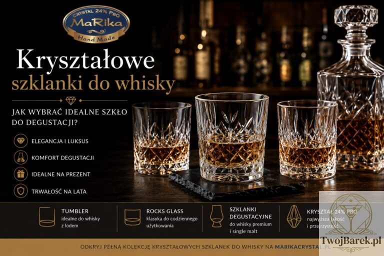 kryształowe szklaki do whisky